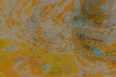 抽象 grunge 艺术背景纹理与彩色油漆飞溅刷子大理石染料花纹绘画粮食脚凳纺织品彩虹光谱图片
