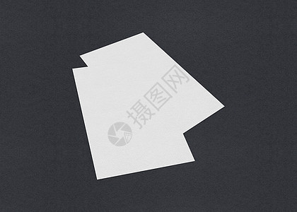 灰色纸质纸面背景的空白白色商业卡片模拟堆叠推介会名片标识营销打印对象办公室样机推广模板图片