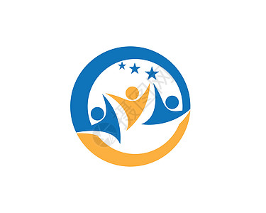 社区社区护理Logo模板地球世界演讲家庭父母商业公司教育讲话团体图片
