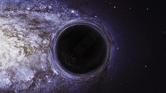 空间的黑洞行星天空科学小说星系星座星云气氛世界物理图片