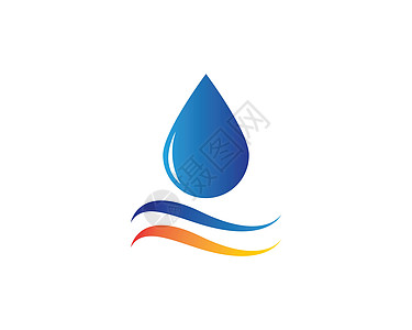 海浪标志水滴标志模板标识火焰液体蓝色开发商活力设计师载体社区网络背景