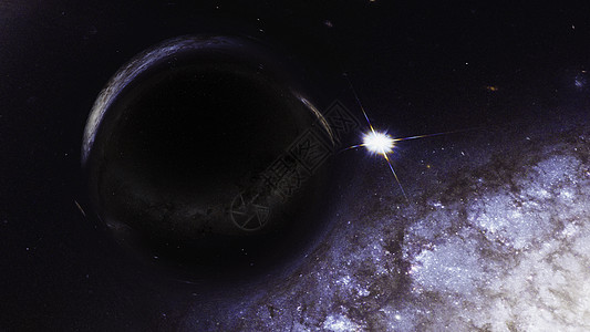 空间的黑洞太阳3d时间气氛天文学世界星云行星星系星星图片