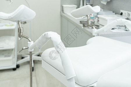 现代医疗中心的空白妇科椅空白房间女士怀孕考试产科疾病医院部门医生外科图片