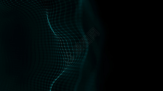 音乐背景 大数据粒子流可视化 科学信息图表未来派插图 声波 声音可视化创造力粒子毛刺活力溪流电脑网络圆圈代码流动图片