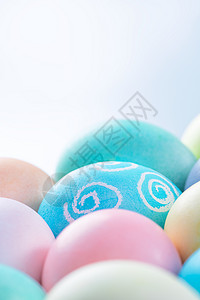 彩色的蛋快乐的白色的高清图片