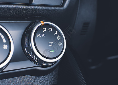 汽车仪表板上的空调系统选择按钮开关按键座舱护发素流动运输车辆控制板发动机温度乐器奢华图片