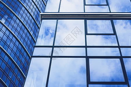 金融区企业办公楼 市中心现代摩天大楼 商业地产业务和当代建筑租赁银行城市反射奢华商业蓝色住宅玻璃建筑学图片