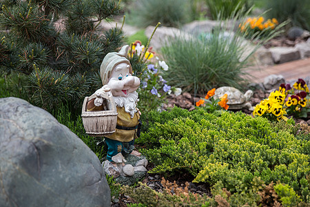 花园群陶瓷花园微笑园艺装饰风格数字塑像石头乐趣图片
