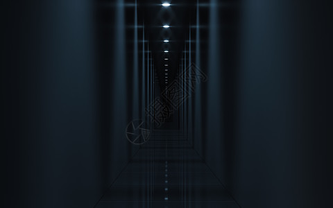 黑暗隧道背景3d 渲染线条商业房间地板反射建筑学入口黑色黑暗门厅图片