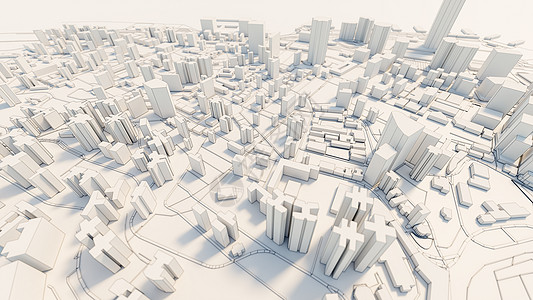 3d 市中心白色商业 downtow金融电脑建造房子天空办公室艺术技术渲染建筑学图片