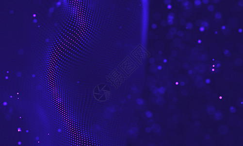 紫外星系背景 空间背景图宇宙与星云  2018 紫色技术背景 人工智能概念网格多边形灯泡俱乐部光线蓝色辉光神经元紫外线智力图片