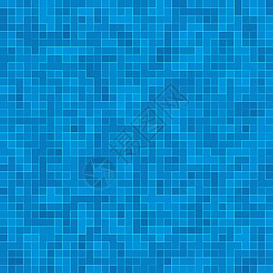 纹理游泳池马赛克瓷砖背景 壁纸横幅背景水池海浪建筑学蓝色反射制品地面游泳波纹装饰图片