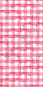 水彩检查几何无缝图案背景 粉红色少女色格子 带条纹的手绘简单设计织物插图墨水装饰品旅行艺术装饰白色风格孩子们图片