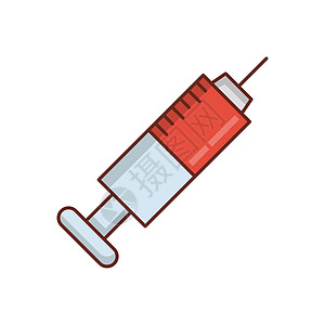 接种疫苗商业医院插图工具网络药品治疗诊所注射器注射图片