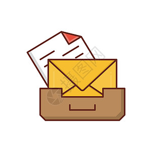 电子邮件网络界面地址邮件插图邮政信封互联网收件箱网站图片