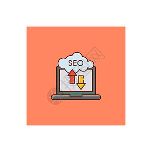 SEO SEO互联网广告战略网络商业蓝色引擎技术电脑笔记本营销高清图片素材