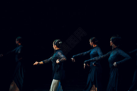 弗拉门科 舞台表演舞者女士艺术舞蹈音乐节日庆典裙子娱乐女性图片