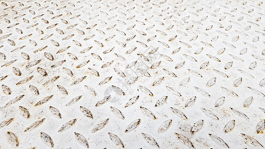 压花菱形花纹白钢板 用于地板和工业建筑 用作背景的白色复古钢板作品电脑瓦楞宽慰地面网格盘子材料条纹生产图片