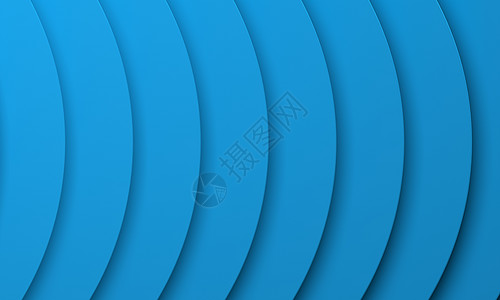 蓝大浪背景摘要建筑学技术3d白色金属圆圈海浪艺术墙纸螺旋图片