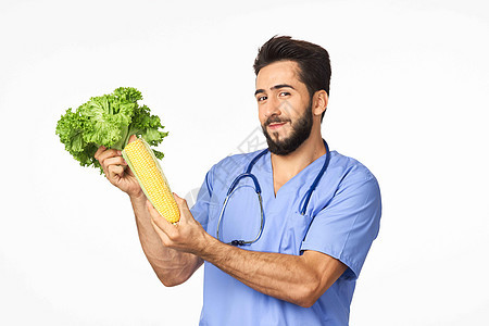 口袋有蔬菜的丰盛饮食人手握着蔬菜维他命健康食品水果医院营养师男性食物营养产品男人沙拉玻璃图片