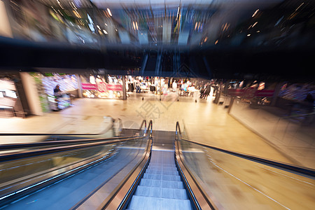 购物商场扶梯店铺商业城市人群电梯奢华玻璃楼梯地面自动扶梯图片