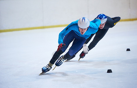 滑雪速度女性套装滑冰赛跑者有氧运动竞赛训练男人锦标赛游戏背景图片