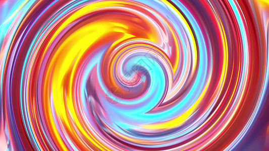 旋转的螺旋圈液体涡流插图曲线运动艺术边界漩涡戒指活力图片