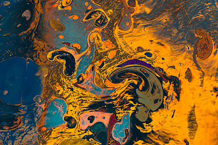 一声姐抽象 grunge 艺术背景纹理与彩色油漆飞溅艺术品彩虹纤维中风技术粮食花纹液体墨水绘画背景