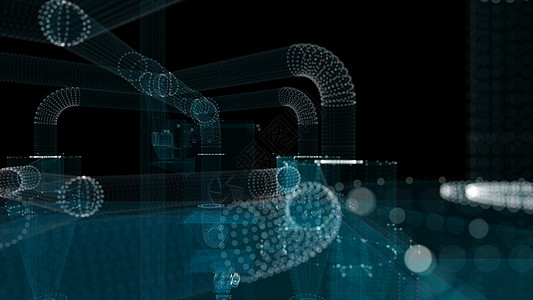 抽象技术粒子网状本底墙纸数据活力阀门网络发动机横幅引擎网格科学图片