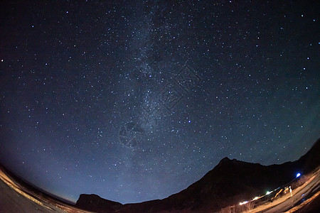 山丘和星空冰岛星星登山星云天文学雪景雪山夜空宇宙银河系星系图片