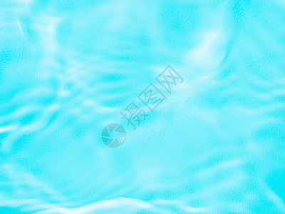蓝色有阴影的波纹水纹理背景温泉水池阳光涟漪流动墙纸液体纯净水海浪图片