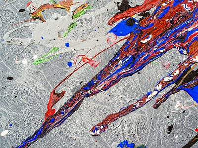 彩色涂料 色彩混乱 混合不同颜色 表达主义纤维有机流流动宏观艺术横幅液体艺术品飞溅水彩图片