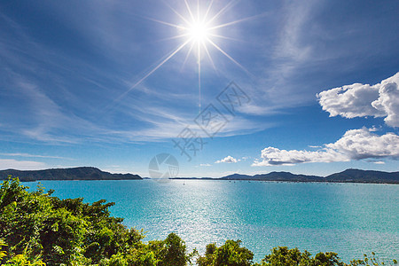 普吉泰国海滩海和阳光 泰国支撑太阳蓝天海洋海滩天空假期旅行闲暇晴天图片