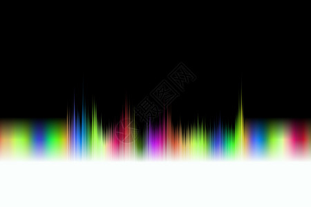 彩色线条和轮廓的频谱 液体抽象波 彩虹颜色光谱渐变线阴影背景小册子海浪插图黑色流动推介会卷曲图片