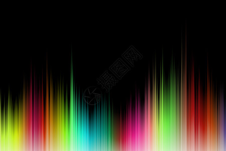 彩色线条和轮廓的频谱 液体抽象波 彩虹颜色光谱卷曲色差小册子渐变线电脑纹理插图海浪色谱打印图片