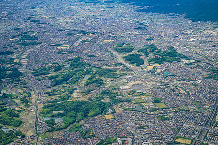 飞机照片纳拉县空中照片地形城市直升机景观航空飞机登山区居住区背景