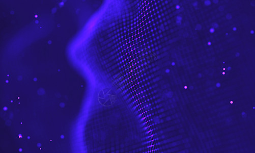 紫外星系背景 空间背景图宇宙与星云  2018 紫色技术背景 人工智能概念灯泡神经元俱乐部多边形黑光网格光线金属荧光派对图片