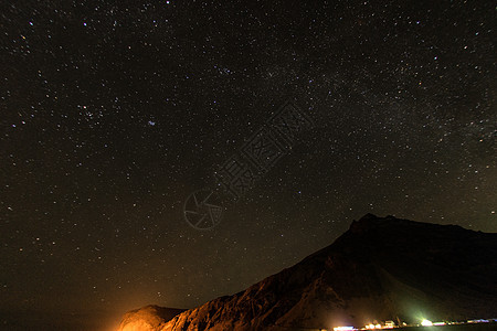 山丘和星空冰岛星系登山夜空行星夜景宇宙银河系雪景星星天文学图片