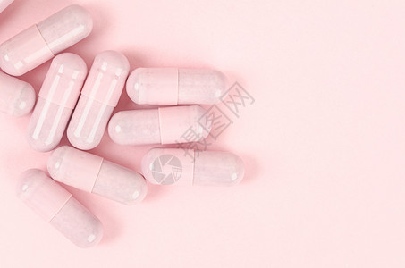 粉红背景粉粉胶片药丸处方摄影互联网副作用药物激素止痛药保健纹理行业图片