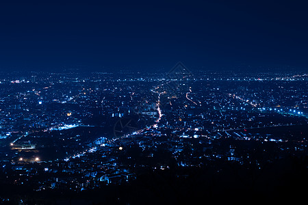 泰国清迈夜市时间已过的景象是游客热门旅游目的地高清图片