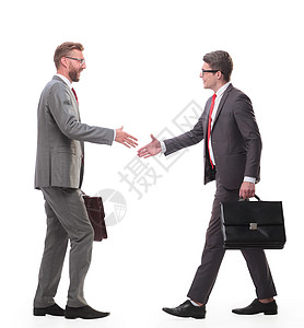 两个生意人 互相握手相亲相亲的工作职业人士客户领导者男人团队伙伴顾问管理人员图片