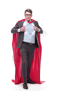 超级超级英雄的名声尖叫的商务人士摆姿势职业控制人士员工领导帮助男人战略领导者衬衫图片