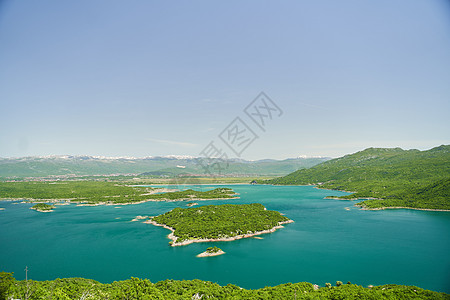 Slanskoe湖景象 黑山自然图片