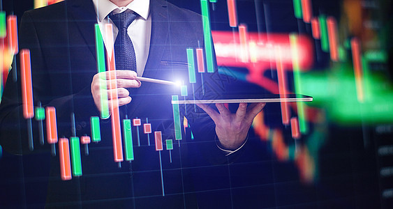 分析财务和投资数据 规划业务 财务和投资战略的商业金融背景图表营销蓝色生长竞赛会计研究网络市场利润图片