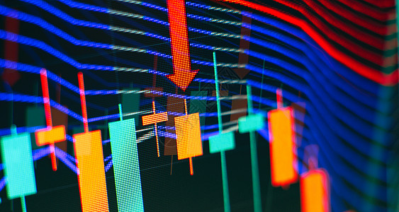 经营理念的经济趋势背景 技术抽象背景上的金融图代表金融危机蓝色速度报告监视器库存电脑贸易统计数字化金属图片