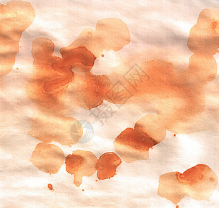 白色和棕色水彩背景 橙色数字纸图片