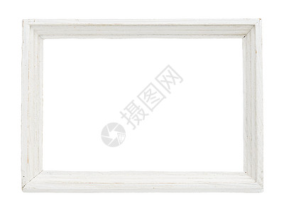 白色的生锈木制图像框架小样矩形艺术海报乡村风格绘画展览木头照片图片