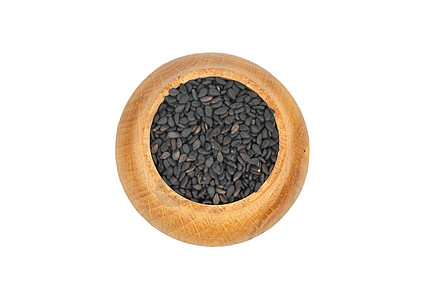 碗中黑芝麻香料种子植物食物草本植物香气芳香农业文化生物图片
