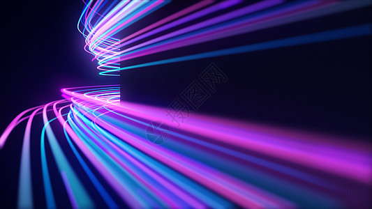闪光线线直线运动背景摘要技术纤维商业运输亮度互联网数据活力粒子曲线背景