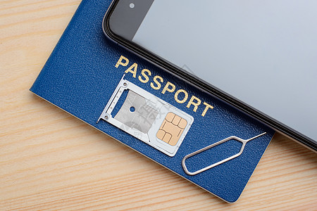 使用护照的移动电话登记和身份识别SIM卡SIM卡记忆桌子sd操作员纳米托盘尺寸卡片手机技术图片